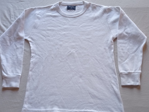 Camiseta Algodón Blanca Talle 16