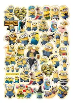Comprar Stickers Vinilo Calcos X20 Minions Gru Termo Cumple Jardin Blanco Minions & Gru