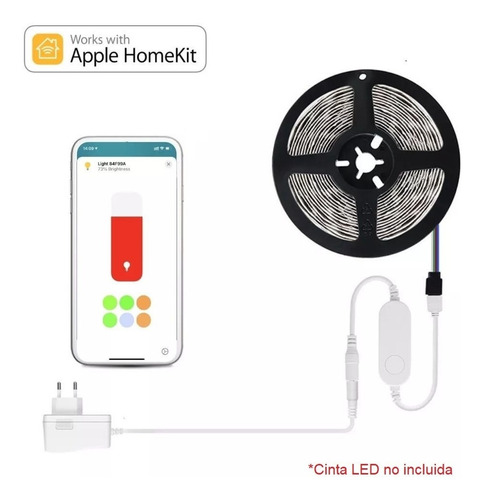 Imagen 3 de 5 de Controlador Tira Cinta Led Rgb Apple Homekit