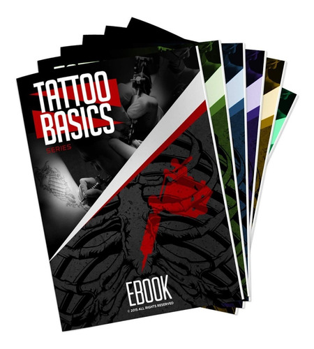 Imagen 8 de 8 de Tattoo Kit Para Tatuar 2 Maquinas 1 Fuente Tintas Etc