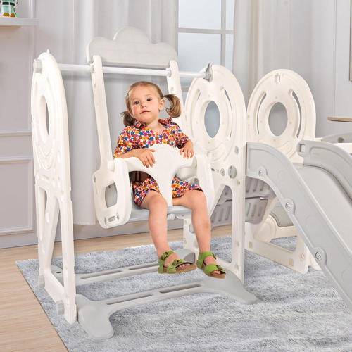 Elevon Juego De Tobogán Y Columpio 4 En 1 Para Niños Pequeño