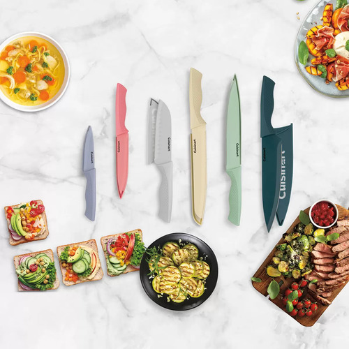 Cuisinart Juego De 6 Cuchillos Con Recubrimiento Cerámico Varios