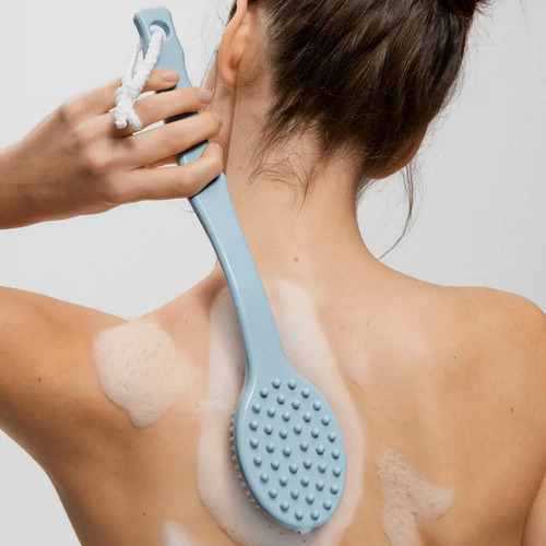 Oriflame Cepillo Corporal Doble Fragancia GRIS-AZUL