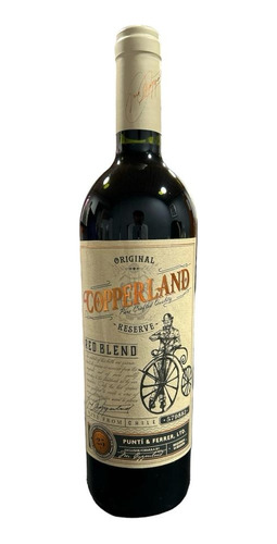 Vino Copperland Red Blend 750ml Ensamblaje - Lireke