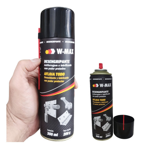 2 Desengripantes Lubrificante Spray W-max Wurth 300 Ml