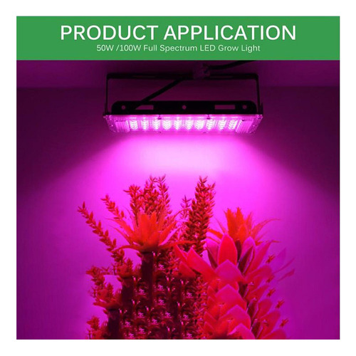 Luces Led De De Espectro Completo Plantas De Interior 100w .