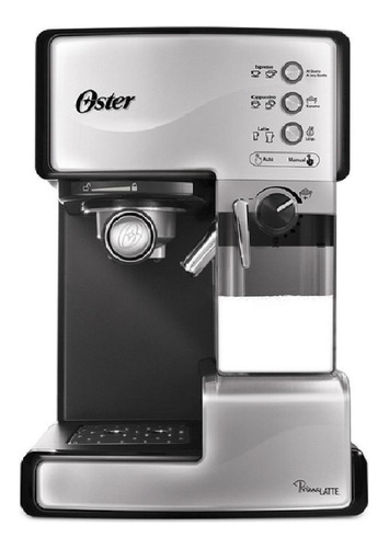 Cafetera Oster PrimaLatte BVSTEM6601 automática plata expreso 120V
