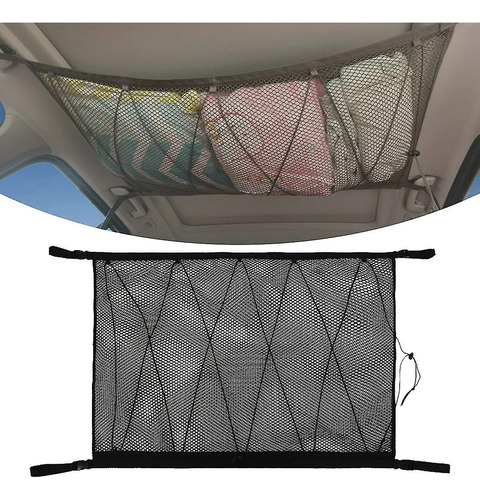 Car Ceiling Cargo Net, Bolsa De Red De Carga Automovil