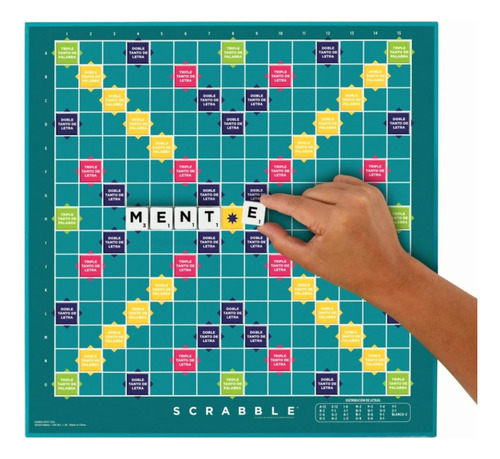 Scrabble, Juego De Mesa 2 En 1, Original Mattel,