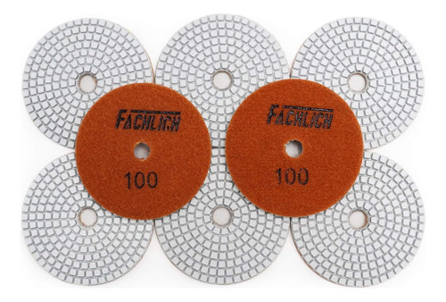 Diamond Polishing Pads 4 Inch Wet 8 Pieces Grits 100 Fo...