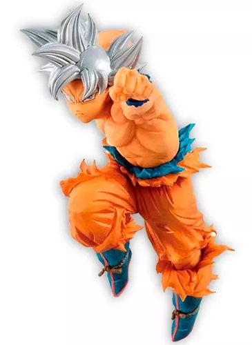 Boneco Bloco Montar Goku Instinto Superior Dragão Ball - Stocktoys