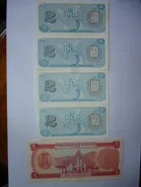 Comprar Billetes Antiguos De Venezuela Colección Set De 5 Billetes 