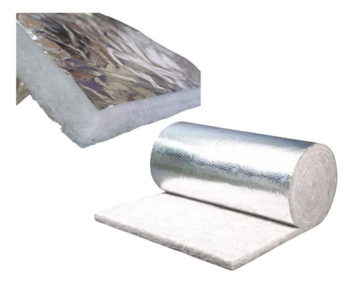 Aislante Ecológico - Lana Pet Aluminizada Térmica  