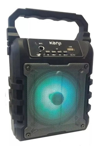 Parlante Kanji Amnesia Bt/usb/luces/fm/bateria - Aj Hogar