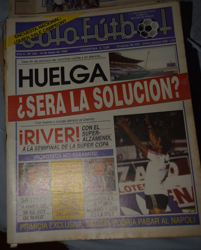 Revista Solo Futbol Huelga Sera La Solucion?