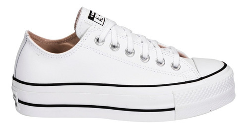 Tenis Converse All Star Chuck Taylor Lift Clean Blanco Mujer