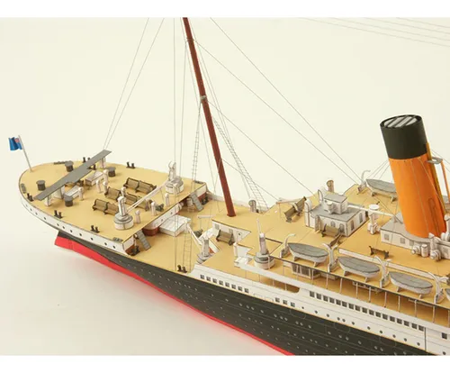 Kit De Modelo De Papel De Barco Titanic Papercraft Para