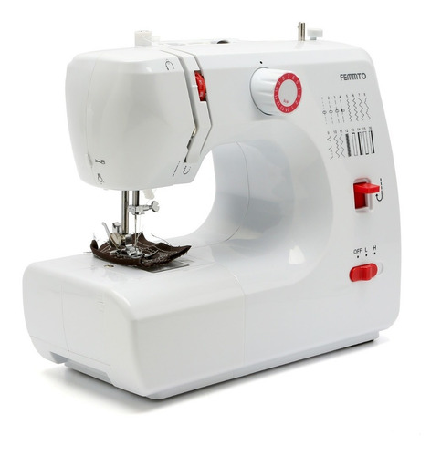 Máquina De Coser Portatil Femmto Hlt16 Recta Blanca 220v