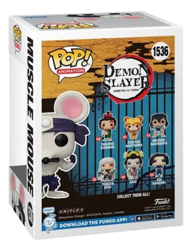 Funko Pop! Exclusivo para Muscle Mouse Ee #1536 - Demon Slayer