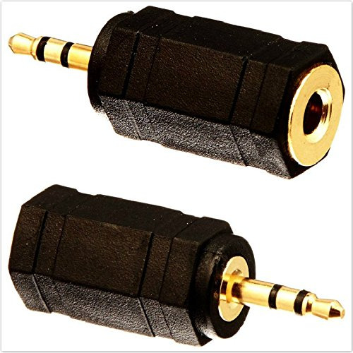 2pack Cess 2.5mm Macho A 3.5mm Hembra Estreo Equilibrado Mic