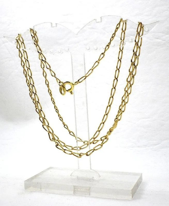Cadena De Oro 18 Kt Unisex
