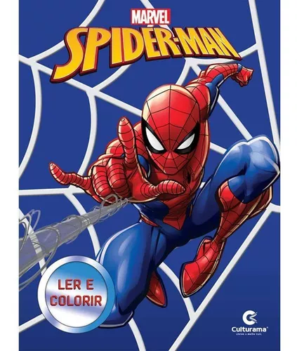 Revista para Colorir - Homem Aranha