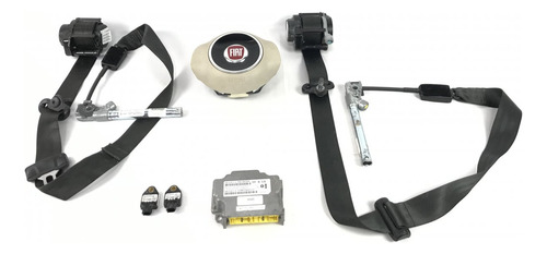 Kit Air Bag Fiat 500 1.4 Cult 2012 Original (8595)