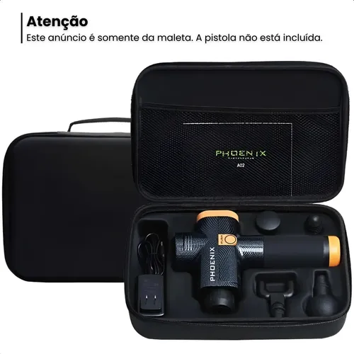 Maleta Case Para Pistola Massageadora Phoenix A2 | MercadoLivre