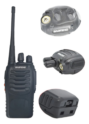 Radio Portátil X1 Transmisor C/ Cargador 3 Km Uhf 3w 470mhz
