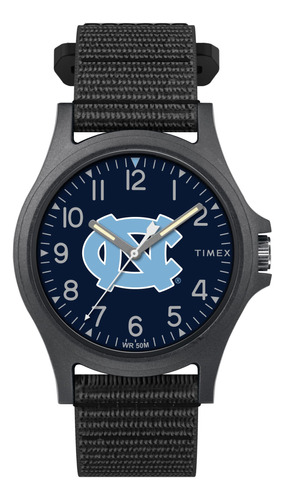 Reloj Timex Collegiate Pride North Carolina Tar De 40 Mm Par