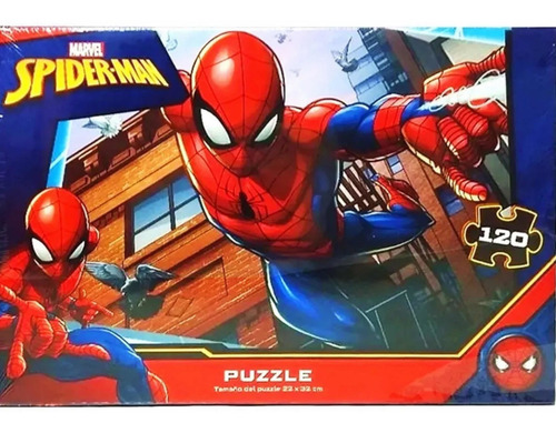 Imagen 4 de 6 de Puzzle Rompecabeza Spiderman 120 Piezas Tapimovil Vsp03230
