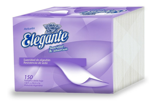 Pañuelos Descartables Tissue Doble Hoja X150 U Suavidad Nuev