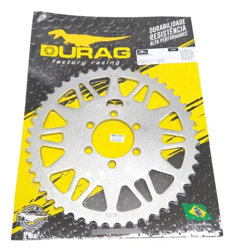 パーツ DT200 Coroa Dt 180 Dt 200 49 Dentes Prata Passe Grosso 520 - Durag