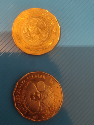 Moneda De 20 Pesos  De Emiliano Zapata