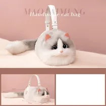 Comprar Sacola De Pelúcia Para Gatos, Bolsa De Ombro Fofa Para Gatos