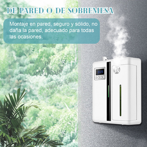 Time4buy Difusor Bluetooth De Profesional Aromatización,Nano atomización,difusión uniforme de la fragancia,temporización de cuatro etapas,fragancia cíclica,eliminación de olores, fragancia moderada