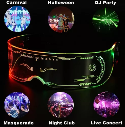 Lentes Con Luces Led Para Fiestas