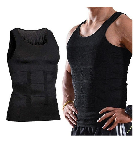 Hombre Cuerpo Shapewear Shapewear Camiseta Moldeadora