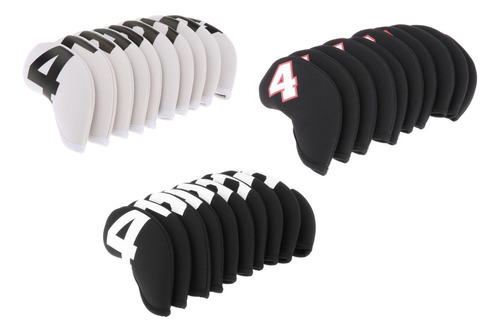 10x De Golf Hierro Cubierta De Cabeza Universal Planchas De