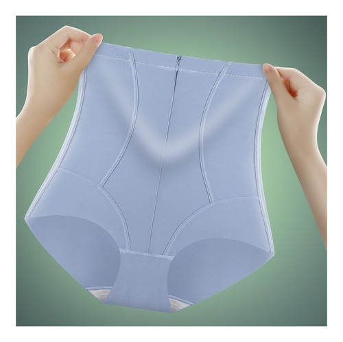 Slip Cinturón Alta Botón Cremallera Faja De Calzon Posparto