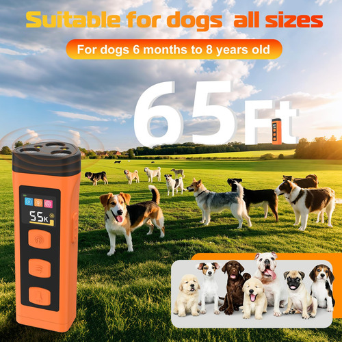 Dispositivo Antiladridos 2025 Ultrasonido 65 Pies Para Perro