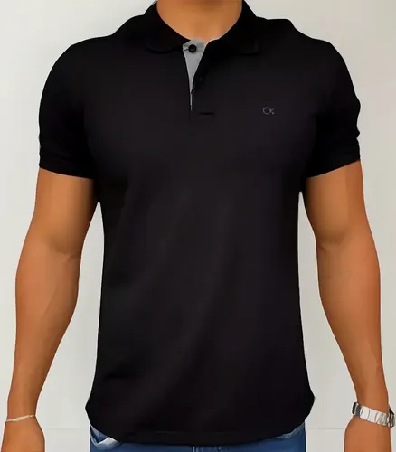 MLB 3839258891 Camiseta Polo Slim Masculina Ogochi Original Camisa Social JM