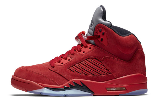 Zapatillas Jordan 5 Retro Red Suede Urbano 136027-602   