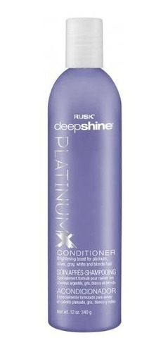 Rusk Deepshine Platinumx Acondicionado 12 Oz