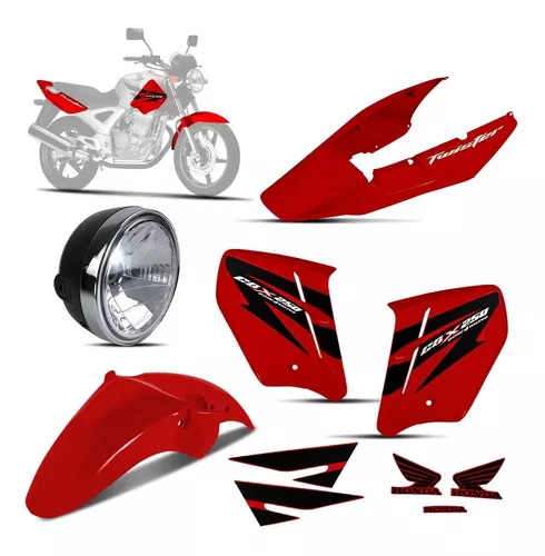 Kit Adesivos Moto Honda Twister Cbx 250 2008 Modelo Original