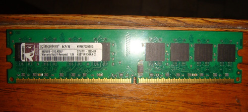 Memoria Ddr2 1gb Pc2-5300u 667 Mhz Y 800 Mhz Varias Marcas (Usado)