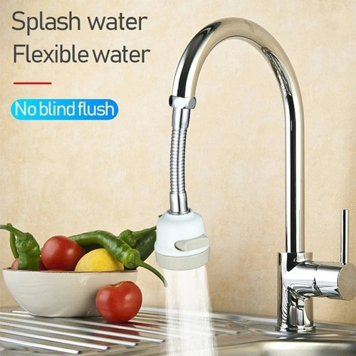 Imagen 10 de 10 de Extensión Flexible Grifo De Agua Flex 360 Lavaplatos