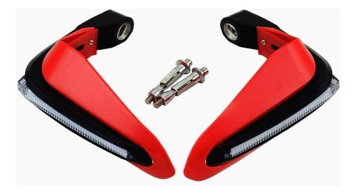 Cubre Puños Led Moto Universal Luz Cubrepuños Motocicleta