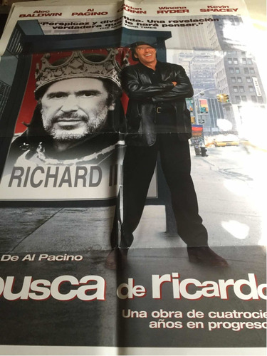 Poster En Busca De Ricardo Iii - Al Pacino  Original