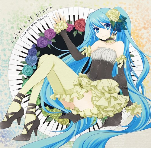 Cd Original U-ske Ft Hatsune Miku Vocaloid Colors Of Piano 